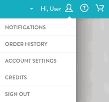 Accessing the order history though your Snapfish account