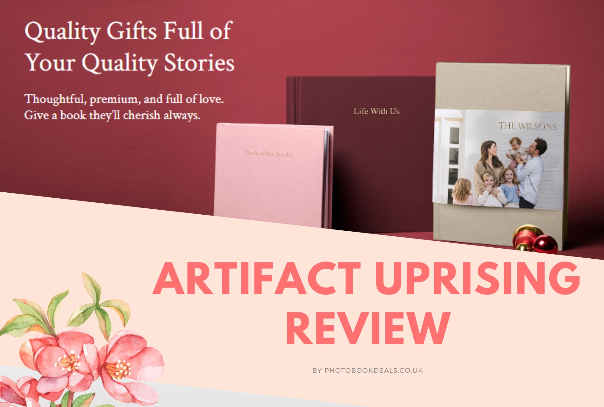 Artifact Uprising PhotoBook Review UK Photo book Deals