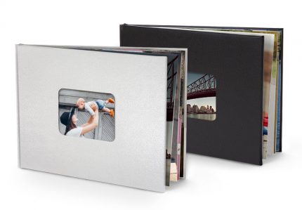 11x8" Landscape Leather Cover Photo Book deal by Snapfish product image